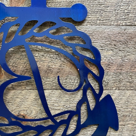 Metal Monogram Letter “B” Nautical Anchor & Rope Wall Art Blue *FINAL PRICE* - Picture 6 of 6